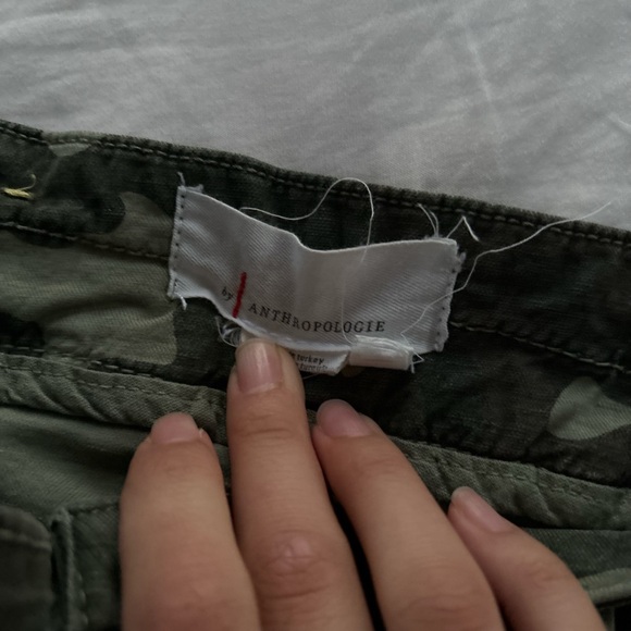 Anthropologie The Wanderer Army Green Camo Cargo Pants - Picture 6 of 6
